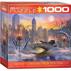 Eurographics (8000-0915) - Dominic Davison: "Noël à New York" - 1000 pièces