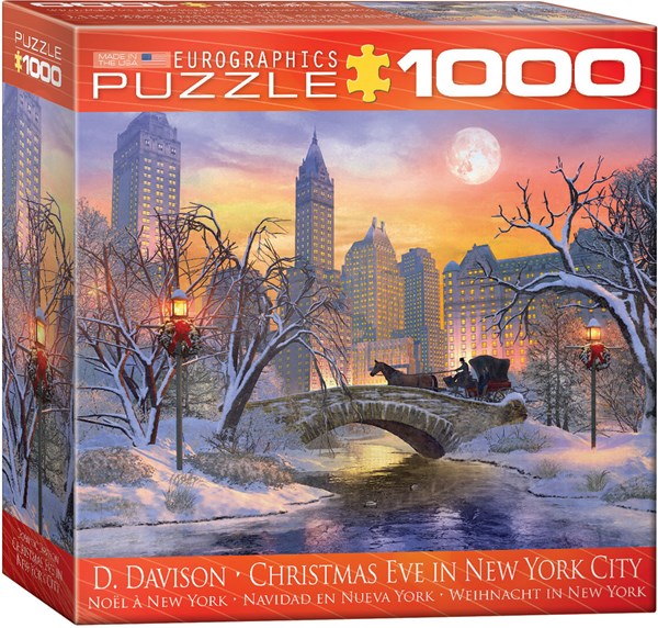 Eurographics (8000-0915) - Dominic Davison: "Noël à New York" - 1000 pièces