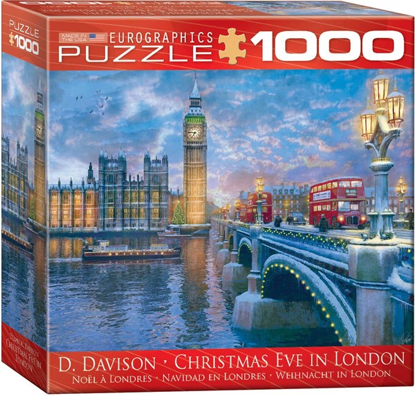 Eurographics (8000-0916) - Dominic Davison: "Noël à Londres" - 1000 pièces