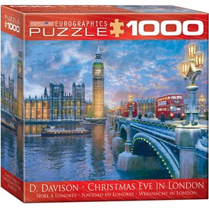 Eurographics (8000-0916) - Dominic Davison: "Noël à Londres" - 1000 pièces
