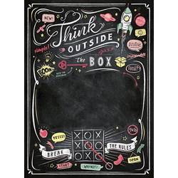 Clementoni (39468) - "Think Outside the Box, Black Board" - 1000 pièces