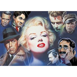 Schmidt Spiele (57550) - Renato Casaro: "Marilyn Monroe and Friends" - 1000 pièces