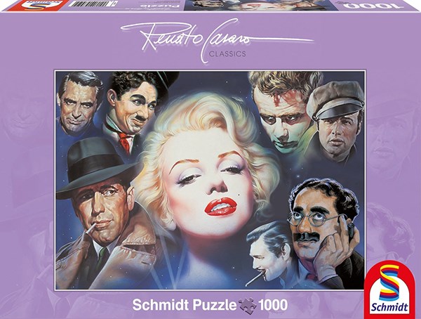 Schmidt Spiele (57550) - Renato Casaro: "Marilyn Monroe and Friends" - 1000 pièces