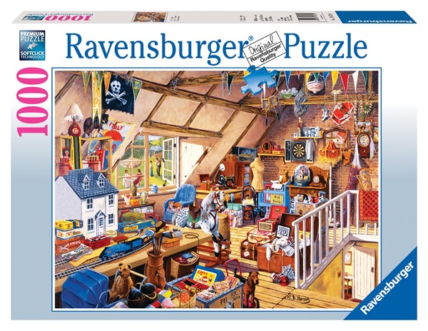 Ravensburger (19272) - "Grandma's Attic" - 1000 pièces