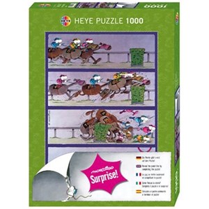 Heye (29173) - Guillermo Mordillo: "Surprise! Horses" - 1000 pièces