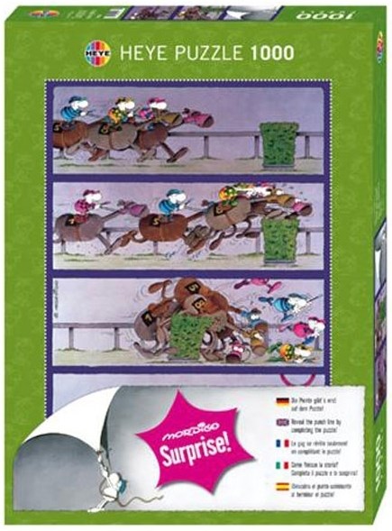 Heye (29173) - Guillermo Mordillo: "Surprise! Horses" - 1000 pièces