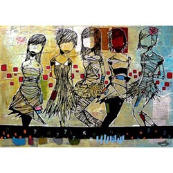 Heye (29418) - Aaron Kraten: "Girls / Filles" - 1000 pièces