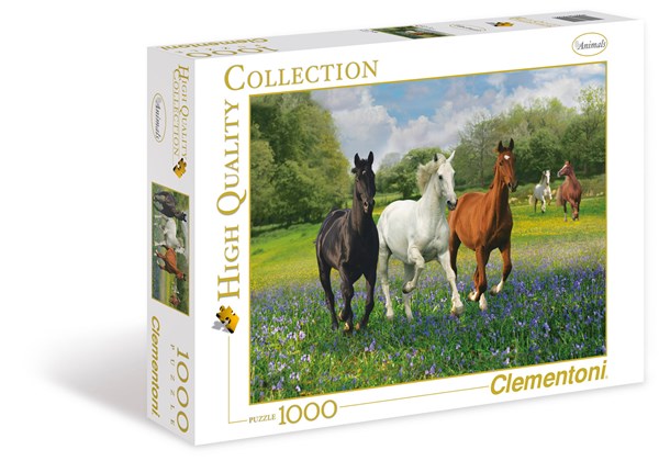 Clementoni (39255) - "Horses" - 1000 pièces