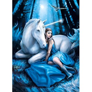 Clementoni (39462) - Anne Stokes: "Lune Bleue" - 1000 pièces