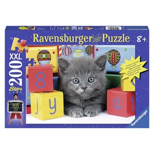 Ravensburger (13908) - "Grey Kitten" - 200 pièces