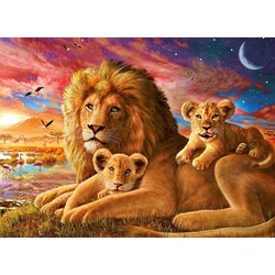 Ravensburger (14252) - "Lion Family" - 500 pièces