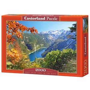 Castorland (C-200399) - "Navy Blue Lake in The Alps" - 2000 pièces
