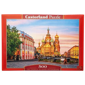 Castorland (B-52257) - "The Church In Saint-Petersburg" - 500 pièces
