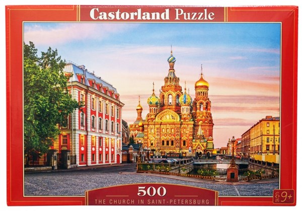 Castorland (B-52257) - "The Church In Saint-Petersburg" - 500 pièces