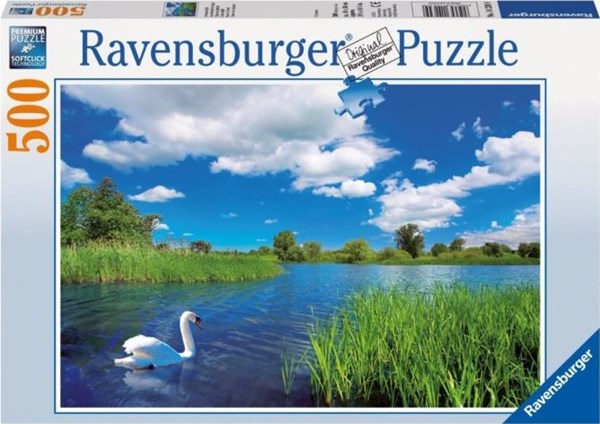Ravensburger (14230) - "Swan Idyll" - 500 pièces