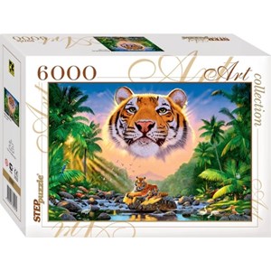 Step Puzzle (85501) - "Tigre Magnifique" - 6000 pièces