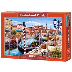Castorland (C-103058) - "Venetian Canal in Italy" - 1000 pièces