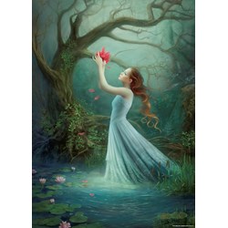 Heye (29523) - Melanie Delon: "Red Bloom" - 1000 pièces