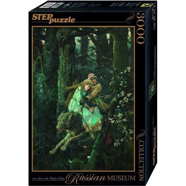 Step Puzzle (85201) - Viktor Vasnetsov: "Ivan Tsarevich Riding the Grey Wolf" - 3000 pièces