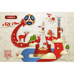 Origami (03809) - "Samara, Host city, FIFA World Cup 2018" - 160 pièces