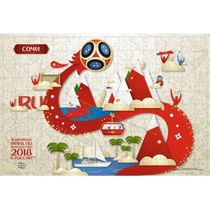 Origami (03812) - "Sochi, Host city, FIFA World Cup 2018" - 160 pièces