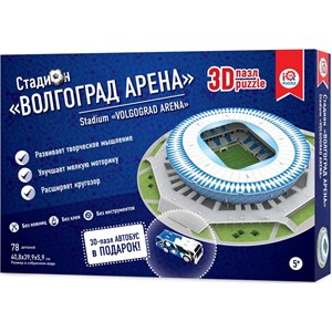 IQ 3D Puzzle (16550) - "Stadium Volgograd Arena" - 78 pièces