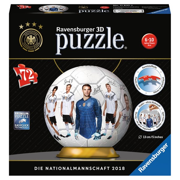 Ravensburger (11845) - "FIFA World Cup 2018 - Germany Team" - 72 pièces