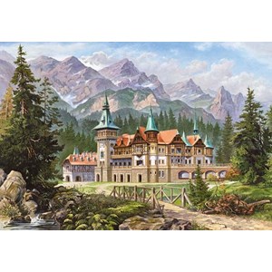 Castorland (C-300099) - "Castle at The Foot of The Mountains" - 3000 pièces