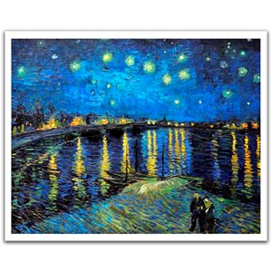 Pintoo (Н1761) - Vincent van Gogh: "Starry Night Over the Rhône" - 2000 pièces