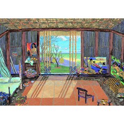 Educa (15534) - Damian Elwes: "Gauguin's Studio" - 1500 pièces