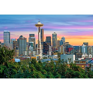 Trefl (26135) - "Space Needle, Seattle, USA" - 1500 pièces