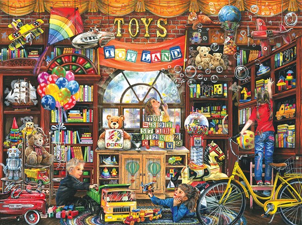 SunsOut (28792) - Tom Wood: "Toyland" - 1000 pièces