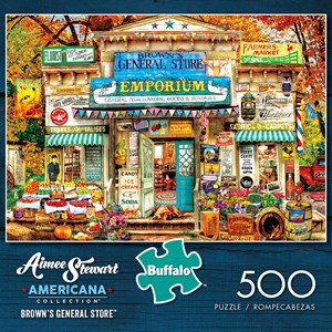 Buffalo Games (3718) - Aimee Stewart: "Brown's General Store" - 500 pièces