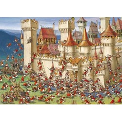 Heye (29633) - François Ruyer: "Bunnies vs. Wolves" - 1000 pièces