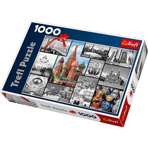 Trefl (10380) - "Moscow Collage" - 1000 pièces