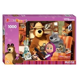 Step Puzzle (79605) - "Masha and the Bear" - 1000 pièces