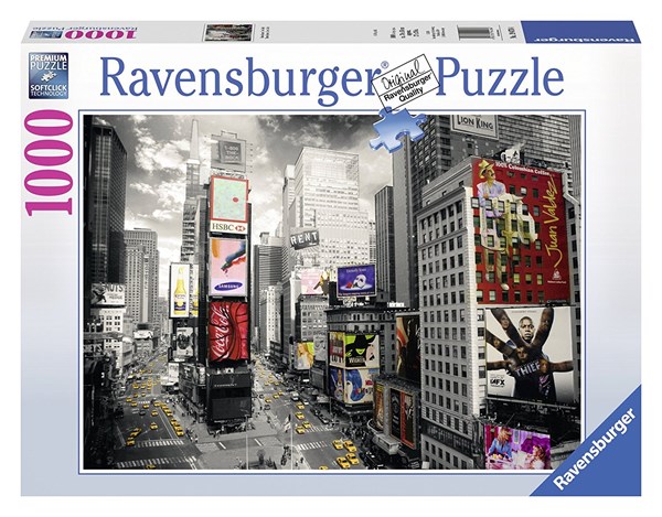 Ravensburger (19470) - "New York Times Square" - 1000 pièces