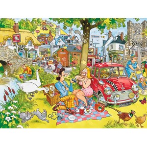 Jumbo (19155) - "Wasgij Destiny Retro 2, La Demande en Mariage!" - 1000 pièces