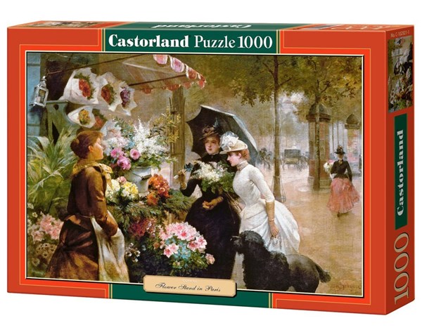 Castorland (C-102921) - "Flower Stand In Paris" - 1000 pièces