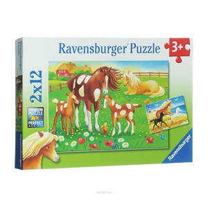 Ravensburger (07561) - "Horses" - 12 pièces