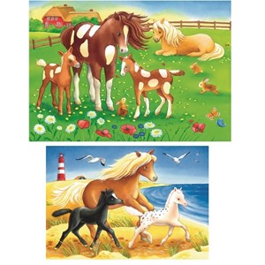 Ravensburger (07561) - "Horses" - 12 pièces