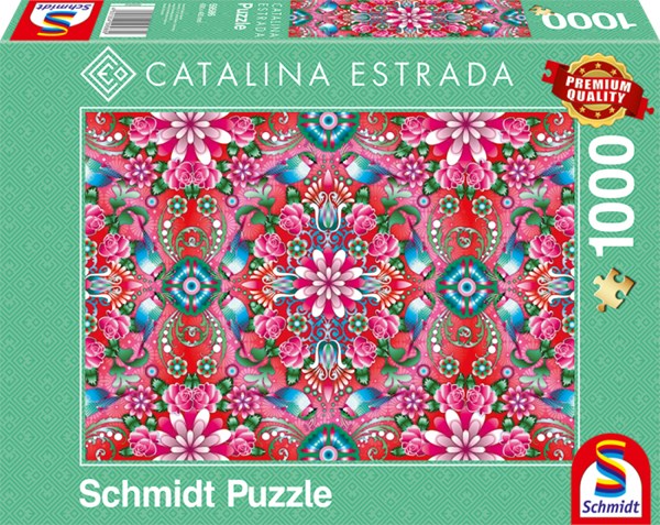 Schmidt Spiele (59586) - Catalina Estrada: "Red Rosebush" - 1000 pièces