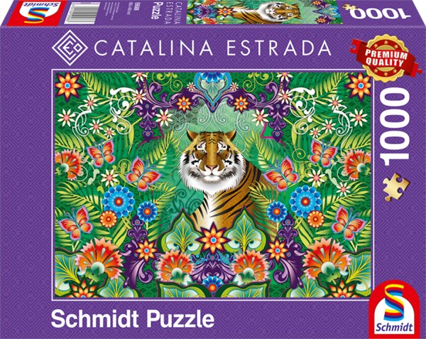 Schmidt Spiele (59588) - Catalina Estrada: "Bengal Tiger" - 1000 pièces