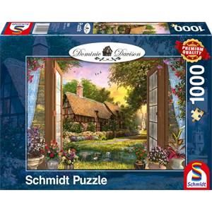 Schmidt Spiele (59591) - Dominic Davison: "Vue sur le Cottage" - 1000 pièces