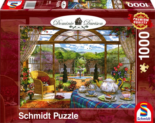 Schmidt Spiele (59593) - Dominic Davison: "View from the Conservatory" - 1000 pièces