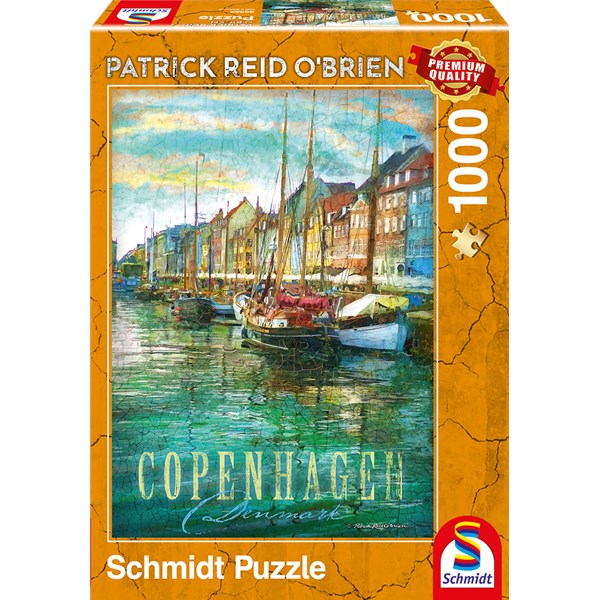 Schmidt Spiele (59583) - Patrick Reid O’Brien: "Copenhague" - 1000 pièces
