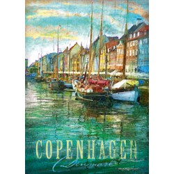 Schmidt Spiele (59583) - Patrick Reid O’Brien: "Copenhague" - 1000 pièces