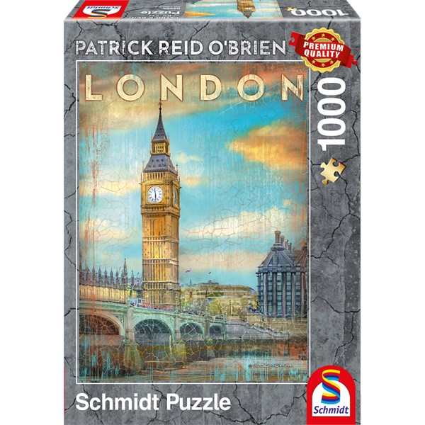 Schmidt Spiele (59585) - Patrick Reid O’Brien: "Londres" - 1000 pièces