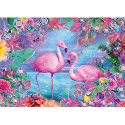 Schmidt Spiele (58342) - "Flamants Roses" - 500 pièces