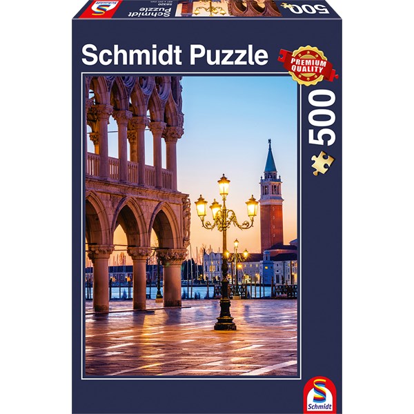 Schmidt Spiele (58320) - "Une Soirée sur la Piazzetta" - 500 pièces